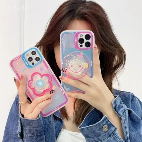 Cute iPhone case with phone grip