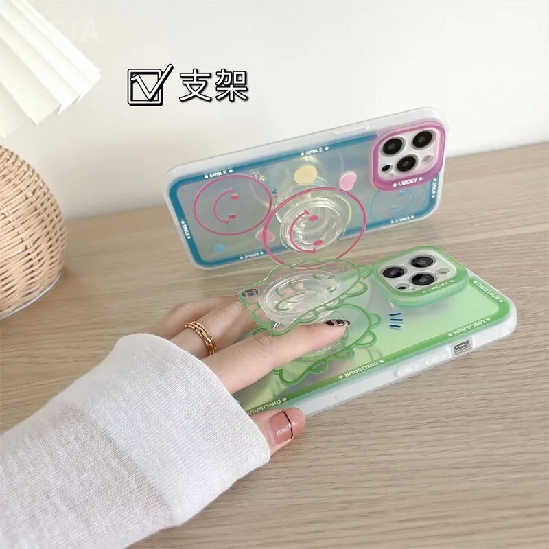 Cute iPhone case with phone grip