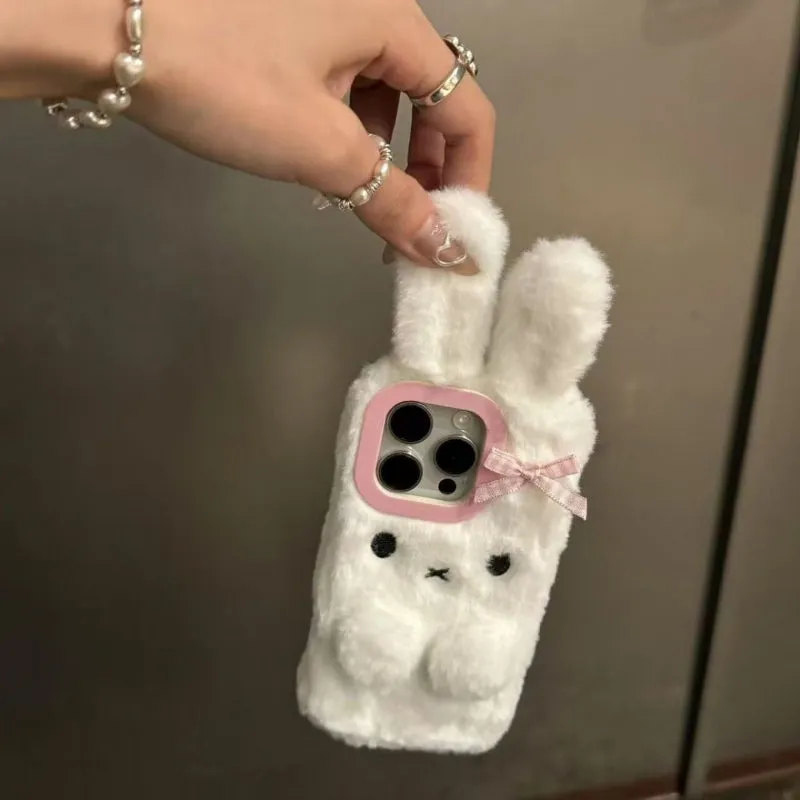 Cute Plush Bunny Phone Case KI686