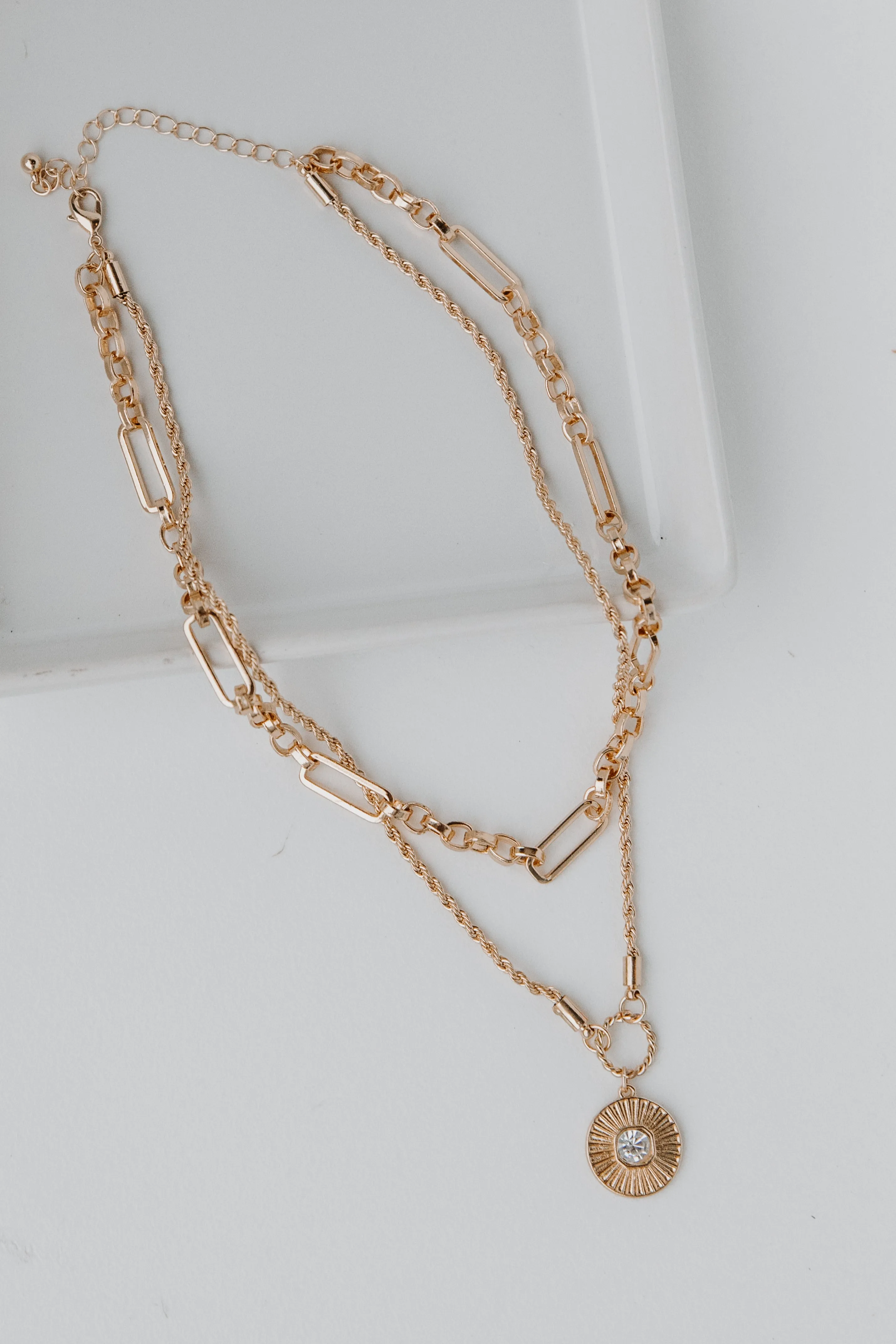 Danielle Gold Layered Necklace