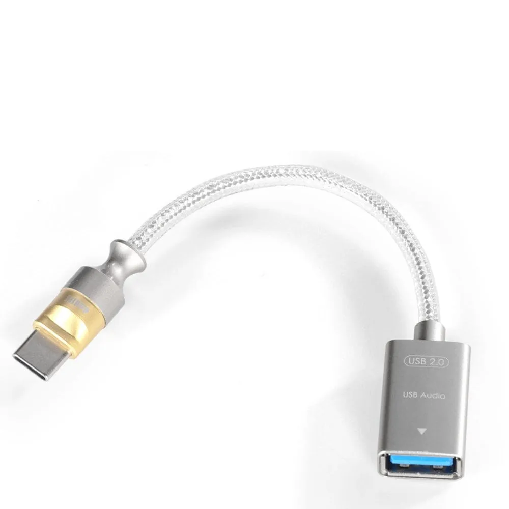 DD ddHiFi TC07F/MFi07F USB-A to USB-C / USB-A to Lightning 2.0 OTG Adapter Cable