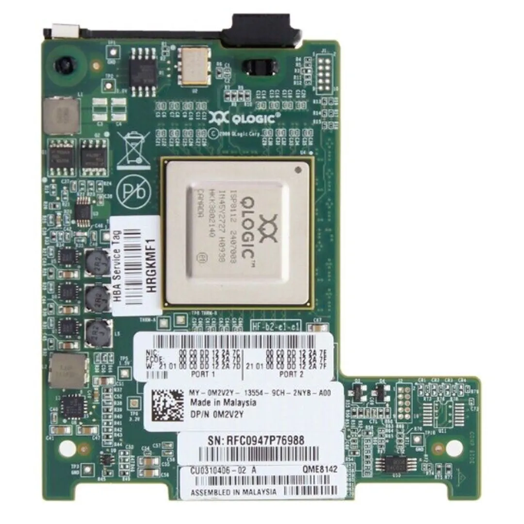 Dell QLogic QME8142 Dual Port 10Gb CNA Mezz | M2V2Y