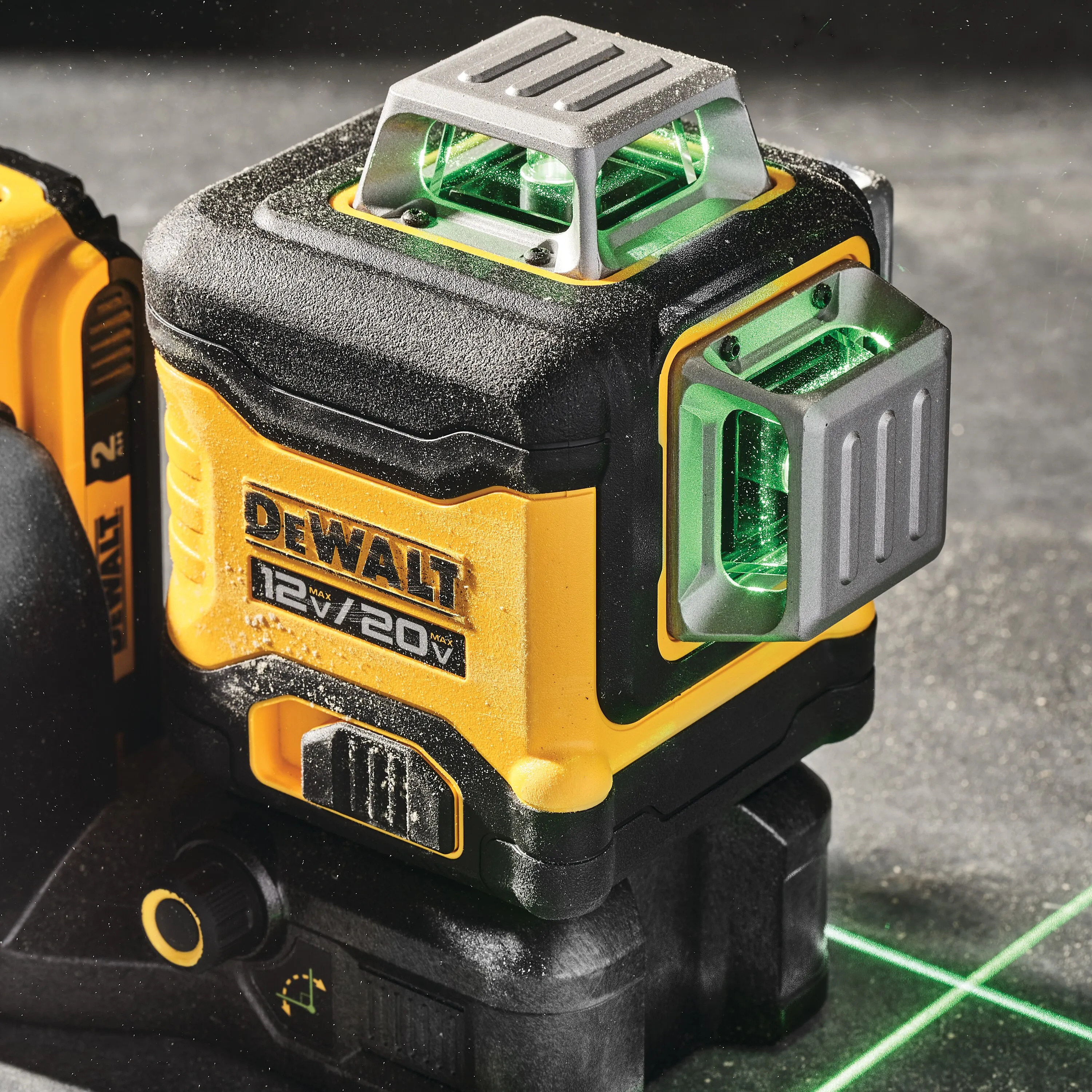 DeWalt DCLE34030GB 20V Max 3 X 360 Green Line Laser (Tool Only)