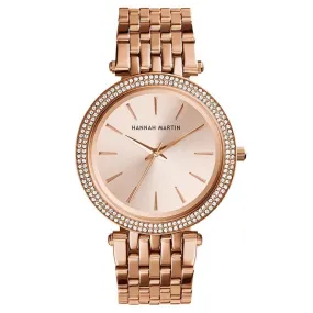 Double Row Rhinestone Frame Women's Watch