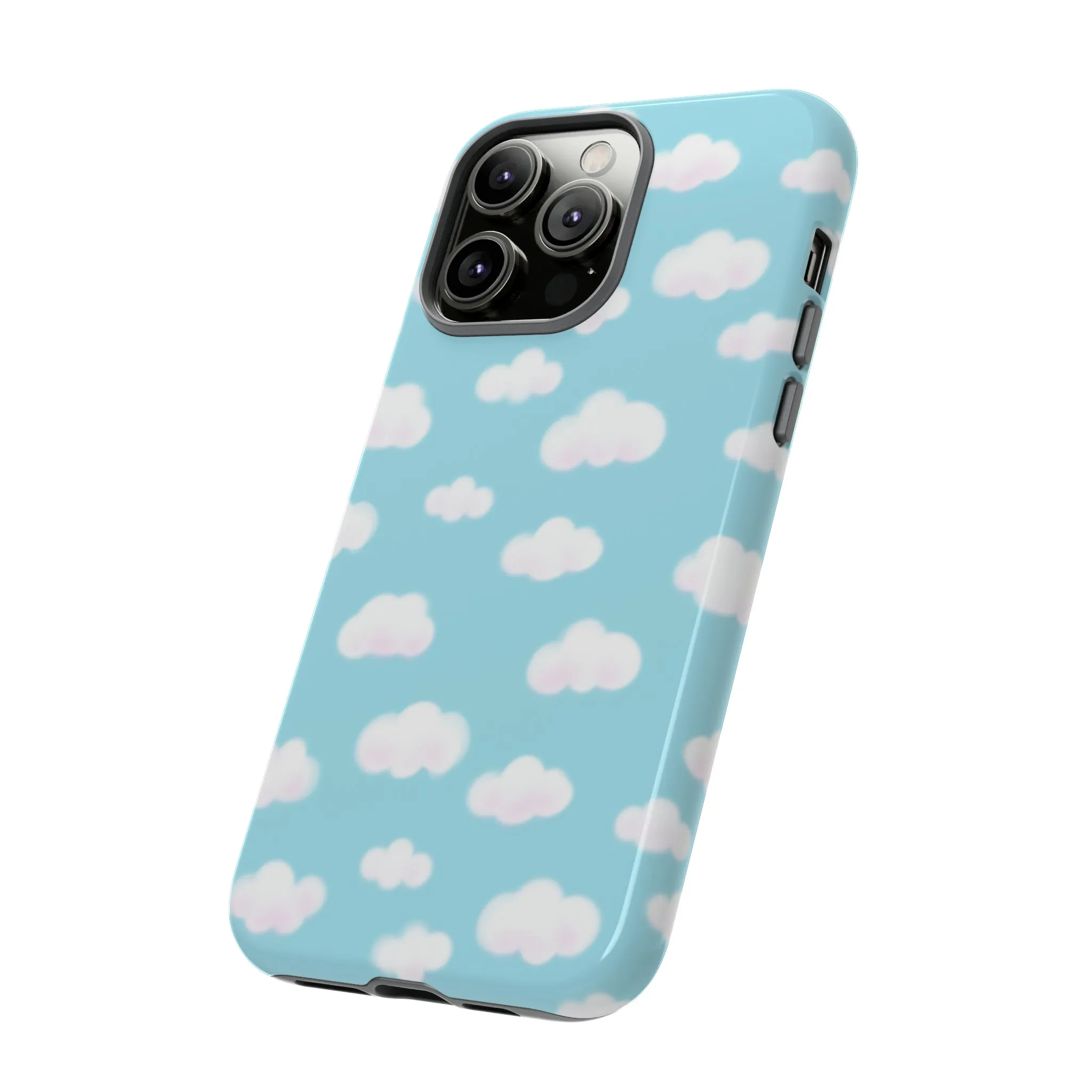 Dreamy Clouds Tough Phone Case (Sky Blue)