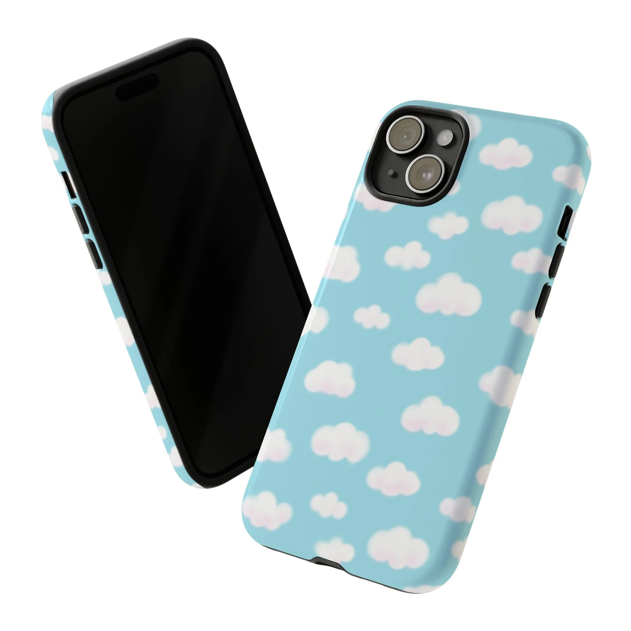 Dreamy Clouds Tough Phone Case (Sky Blue)