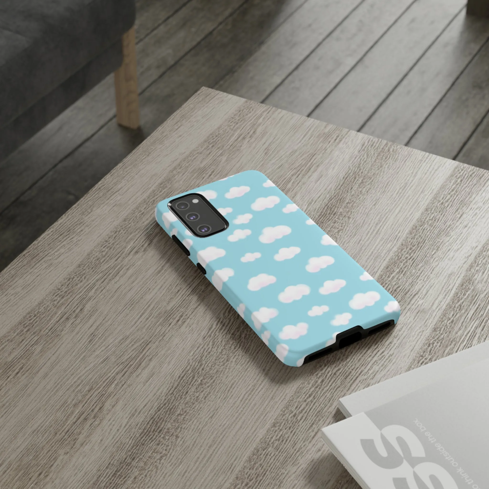 Dreamy Clouds Tough Phone Case (Sky Blue)