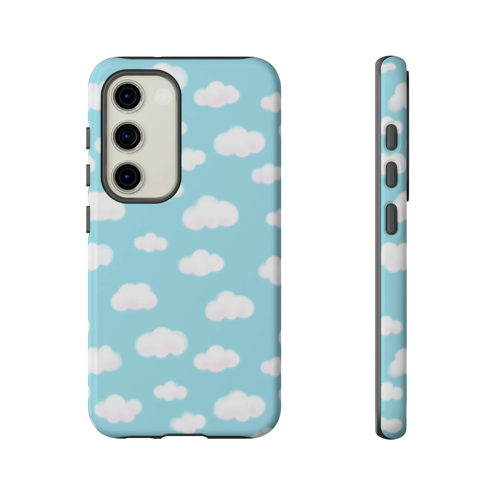 Dreamy Clouds Tough Phone Case (Sky Blue)