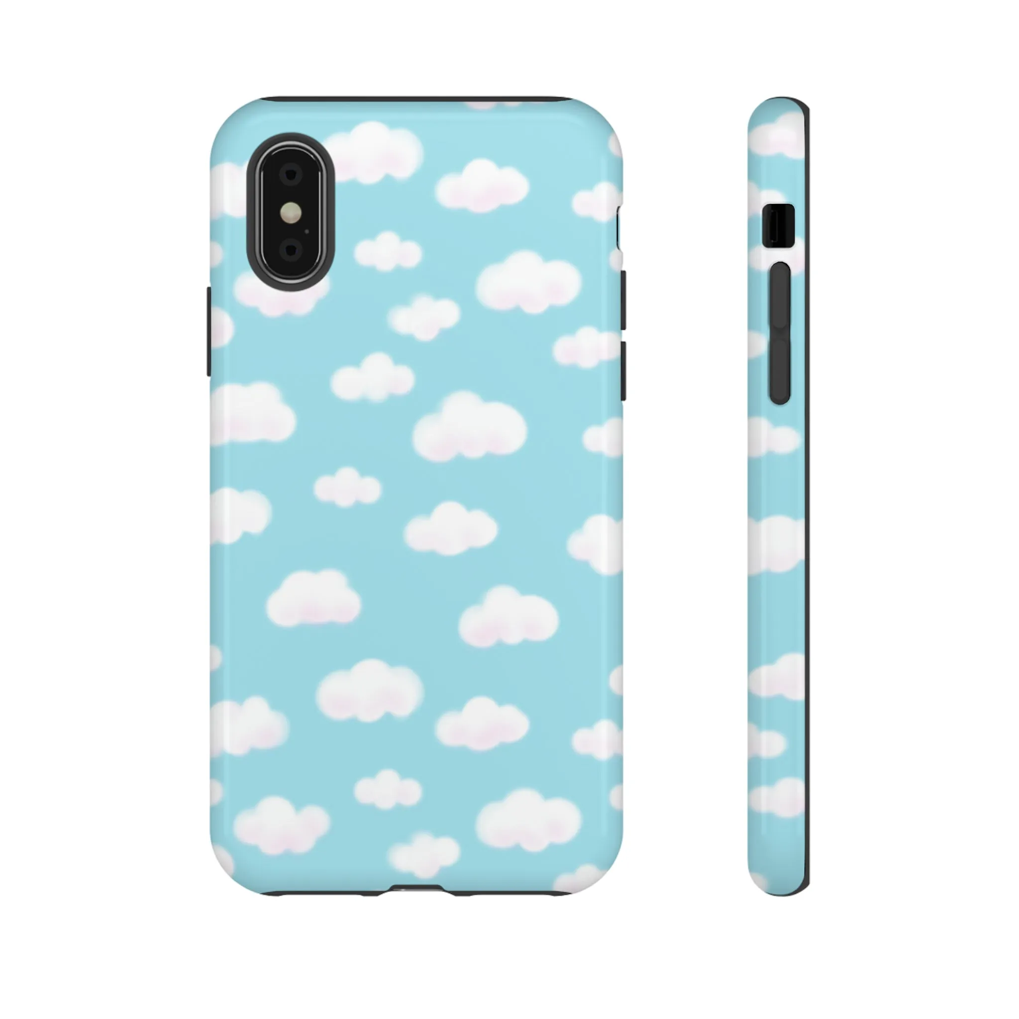 Dreamy Clouds Tough Phone Case (Sky Blue)