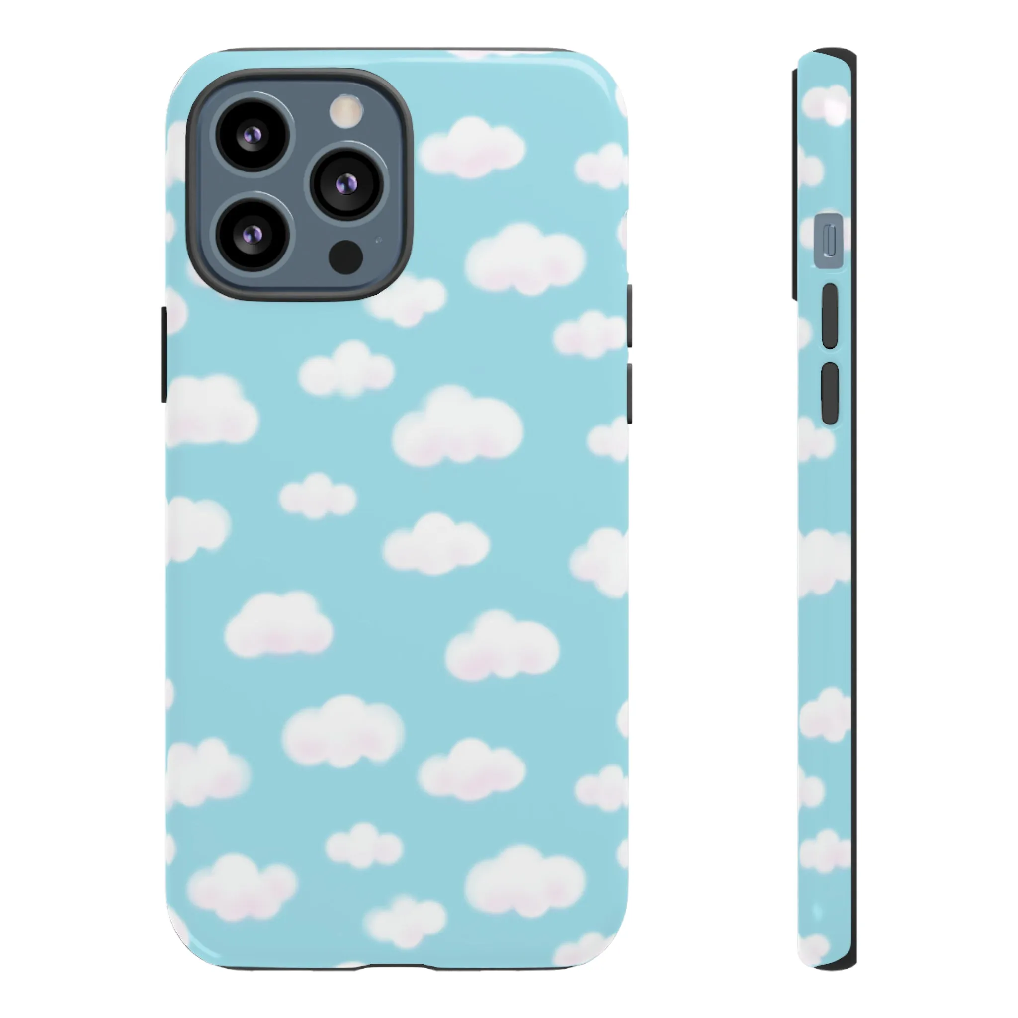 Dreamy Clouds Tough Phone Case (Sky Blue)