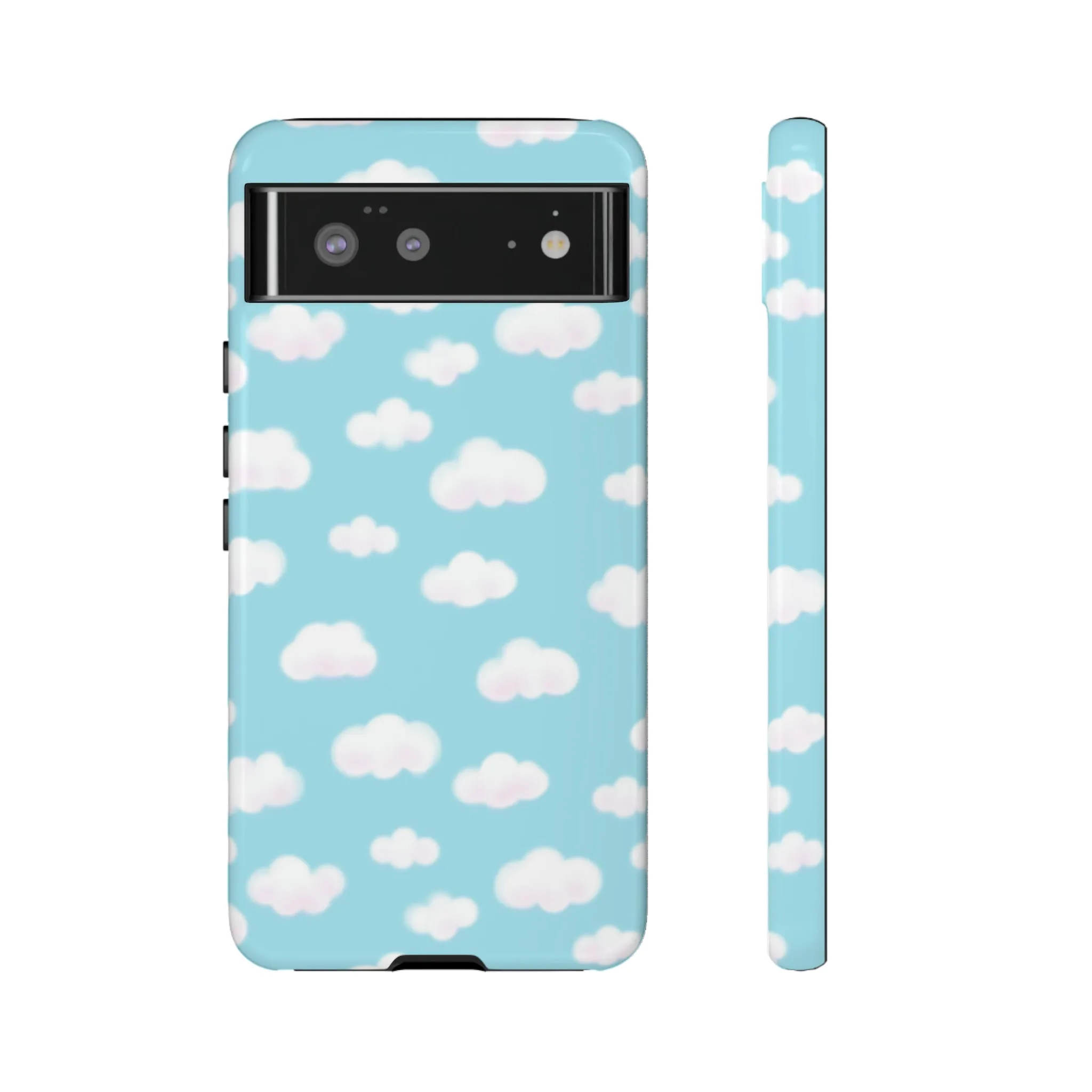 Dreamy Clouds Tough Phone Case (Sky Blue)