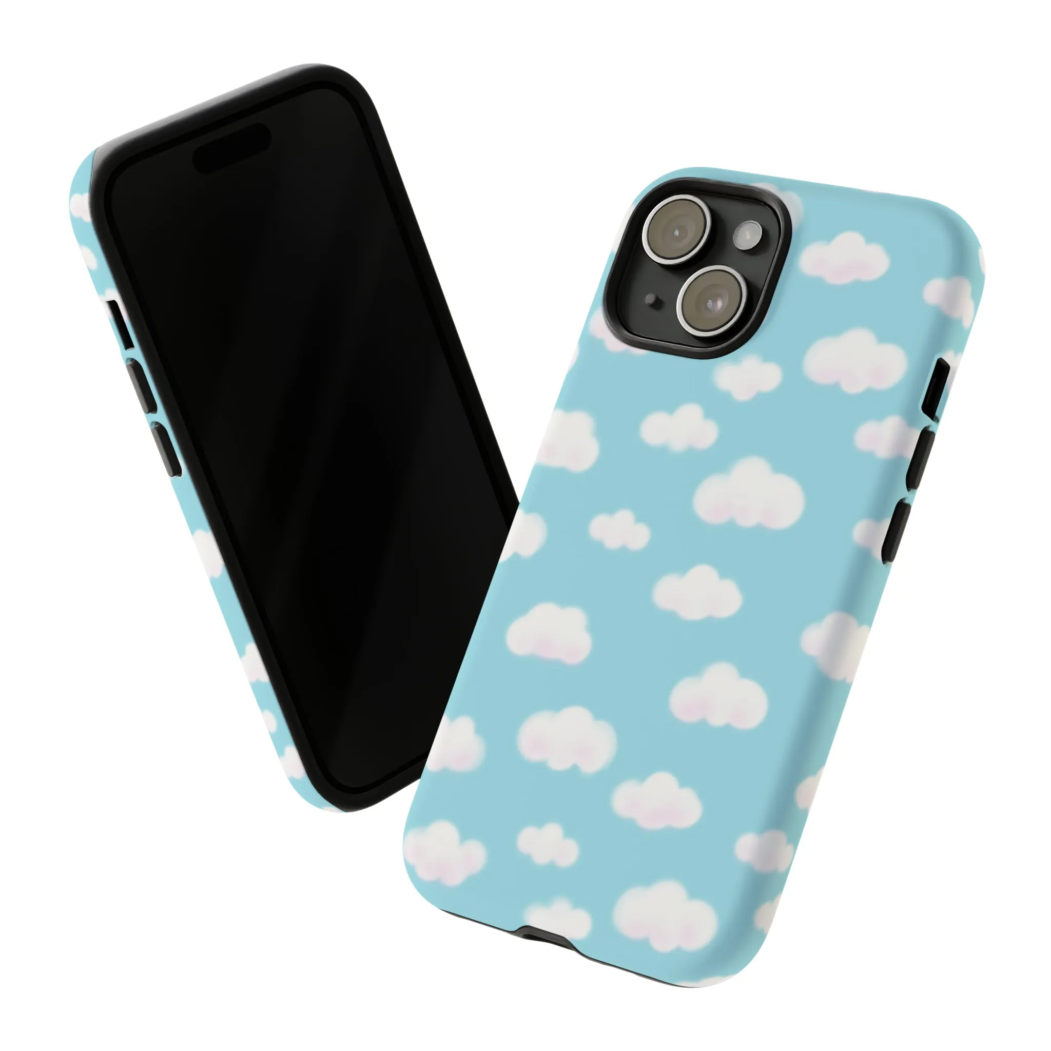 Dreamy Clouds Tough Phone Case (Sky Blue)