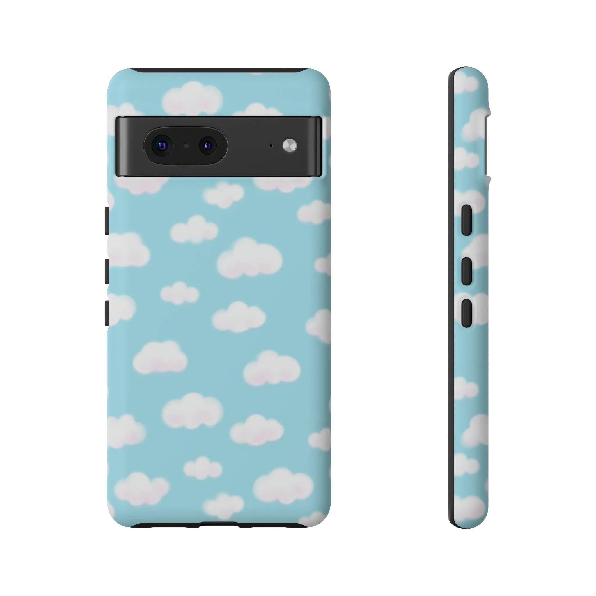 Dreamy Clouds Tough Phone Case (Sky Blue)