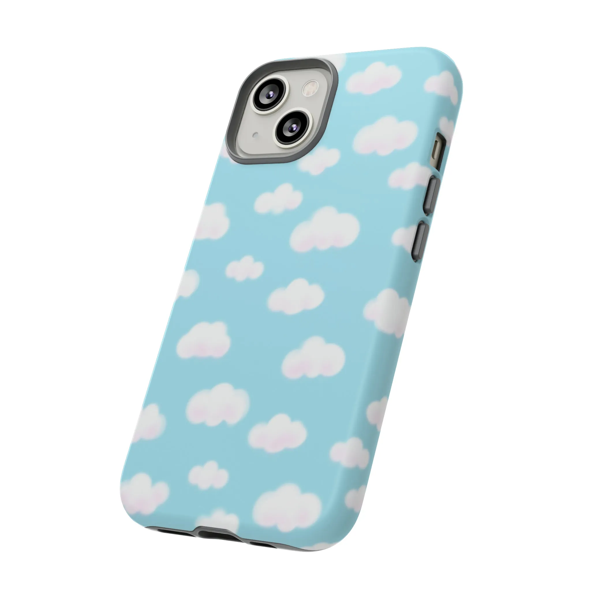 Dreamy Clouds Tough Phone Case (Sky Blue)