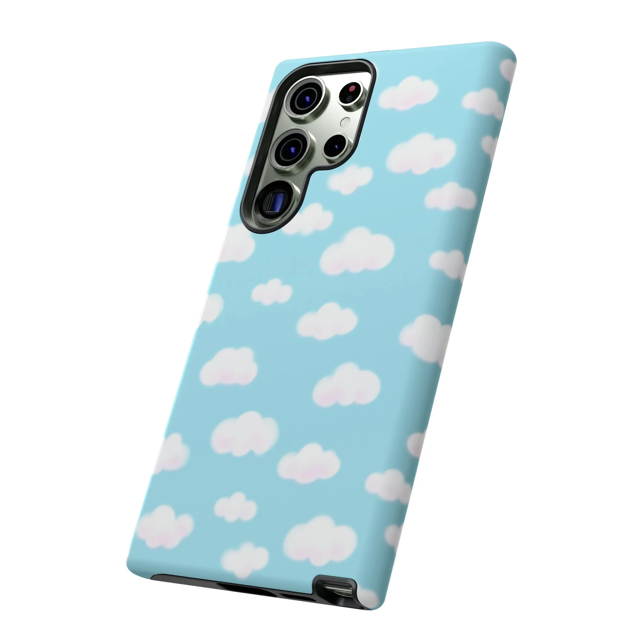 Dreamy Clouds Tough Phone Case (Sky Blue)