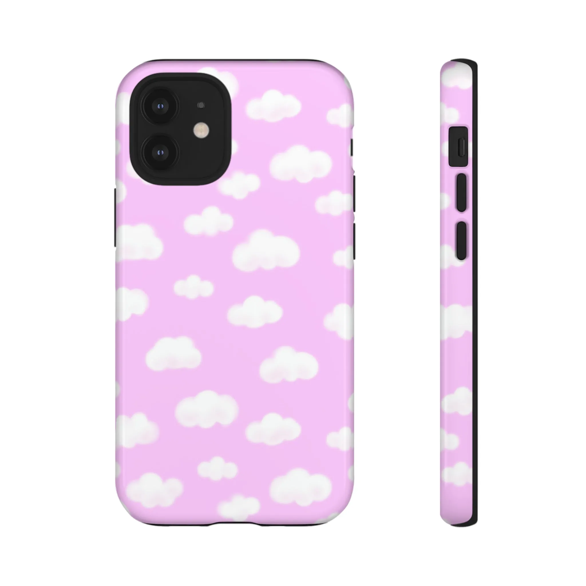 Dreamy Clouds Tough Phone Case (Taffy Pink)