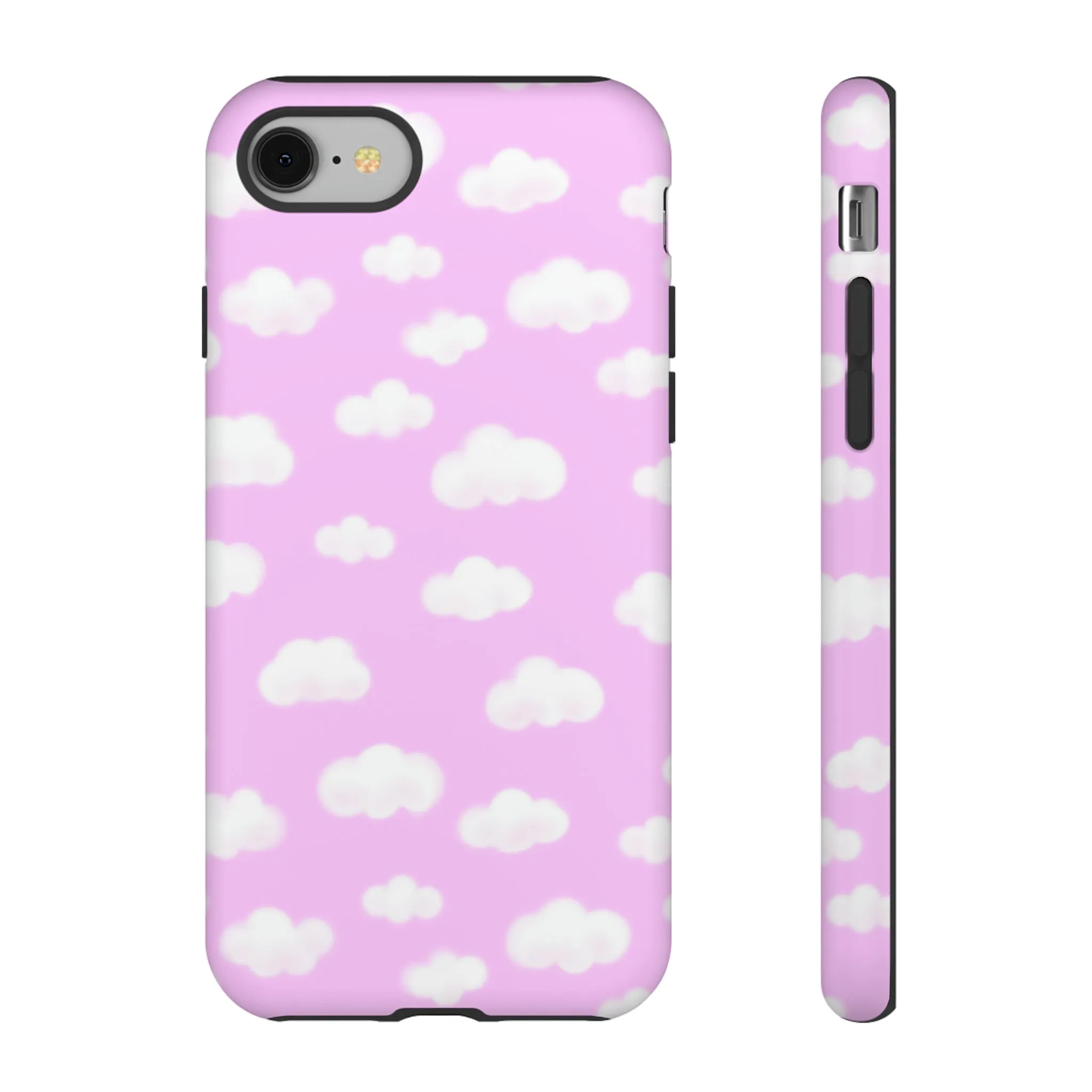 Dreamy Clouds Tough Phone Case (Taffy Pink)