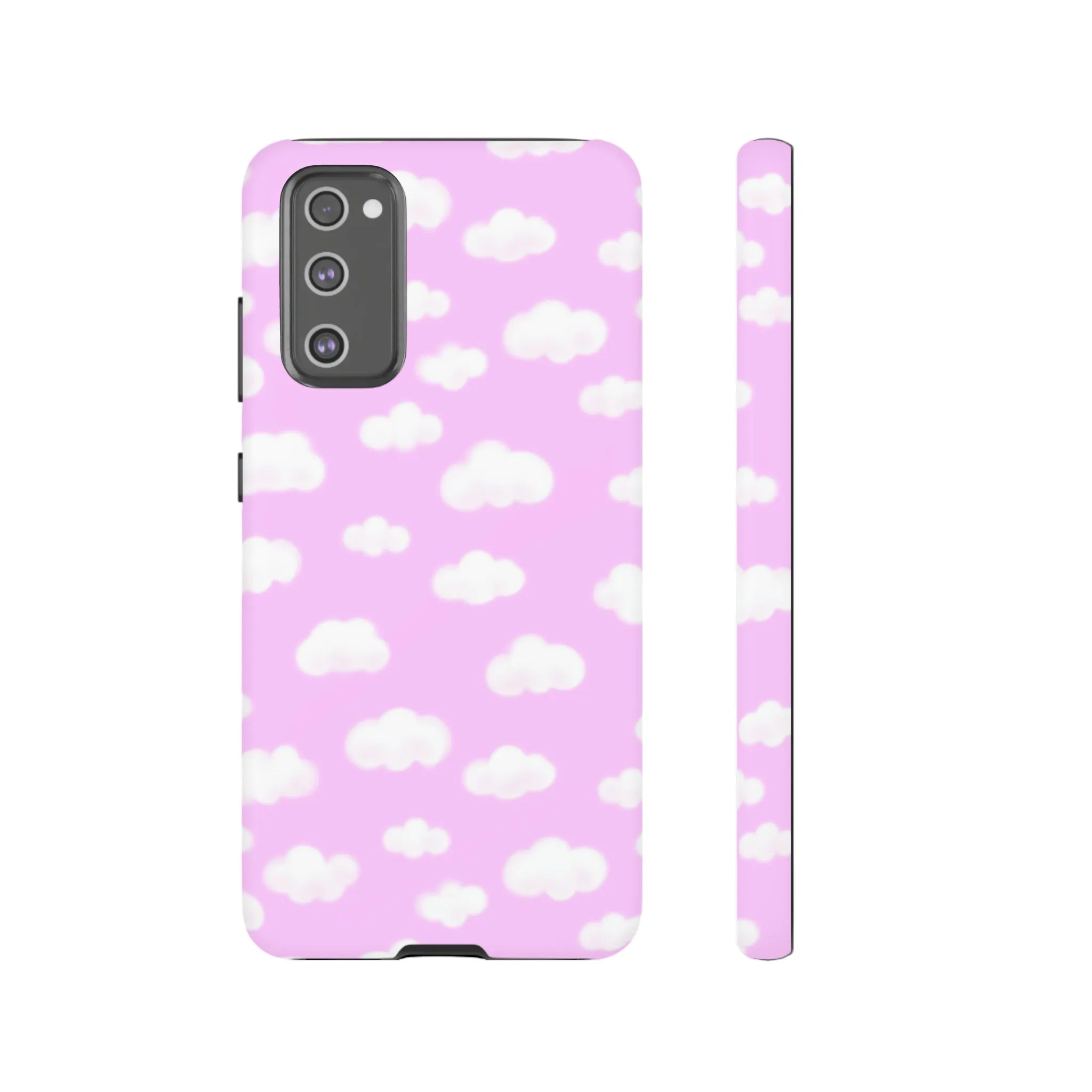 Dreamy Clouds Tough Phone Case (Taffy Pink)