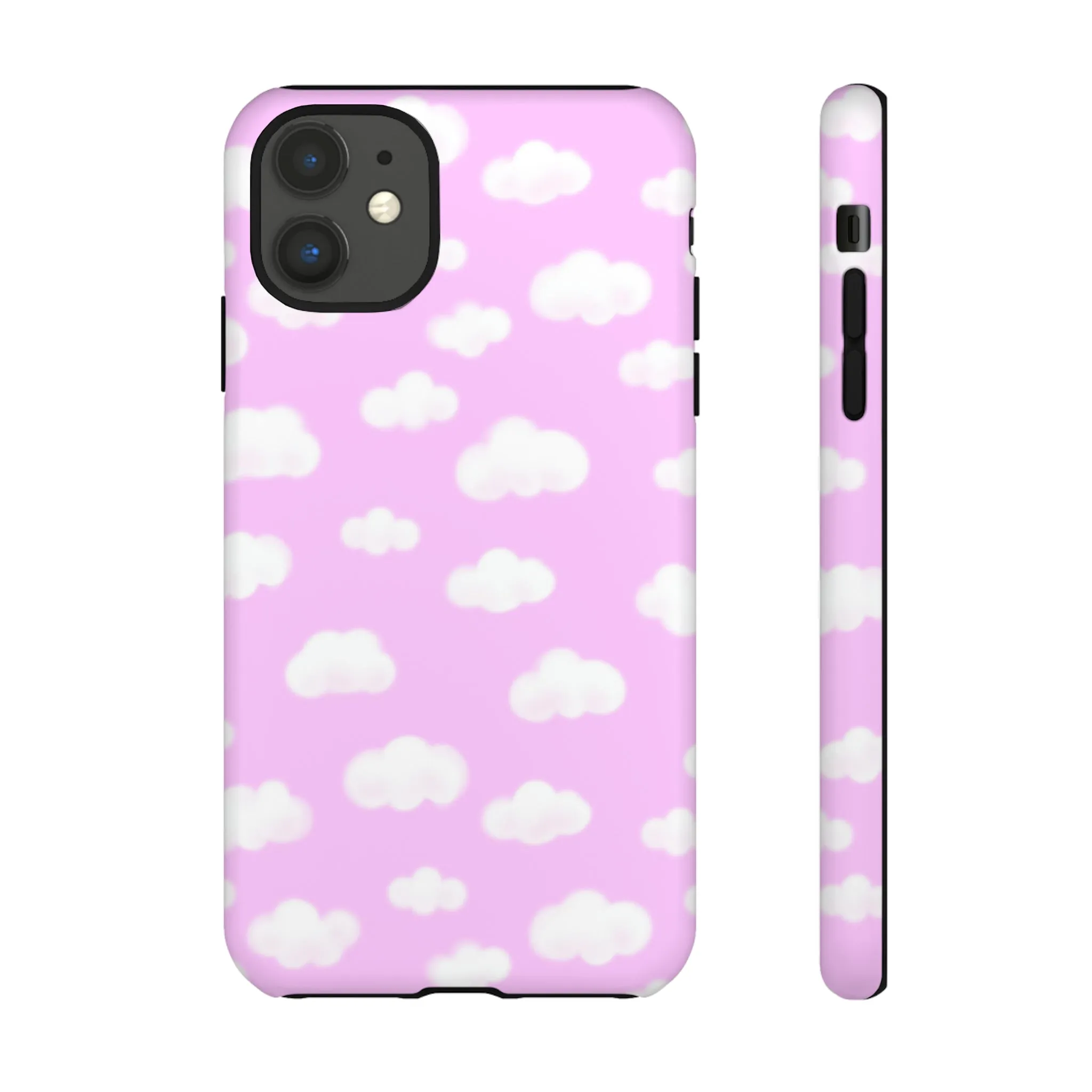 Dreamy Clouds Tough Phone Case (Taffy Pink)