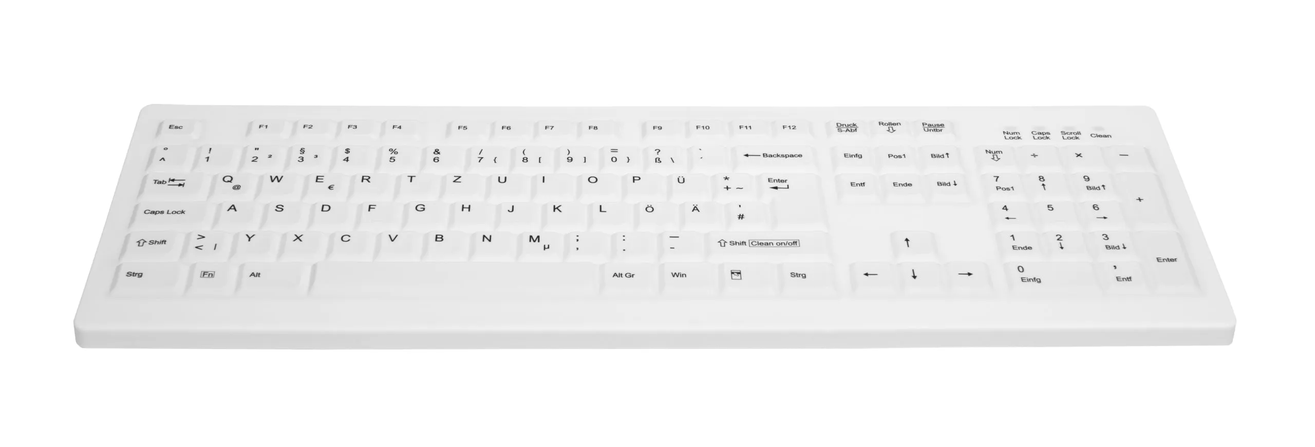 ^Dsktop Hyg Keyboard White Uk