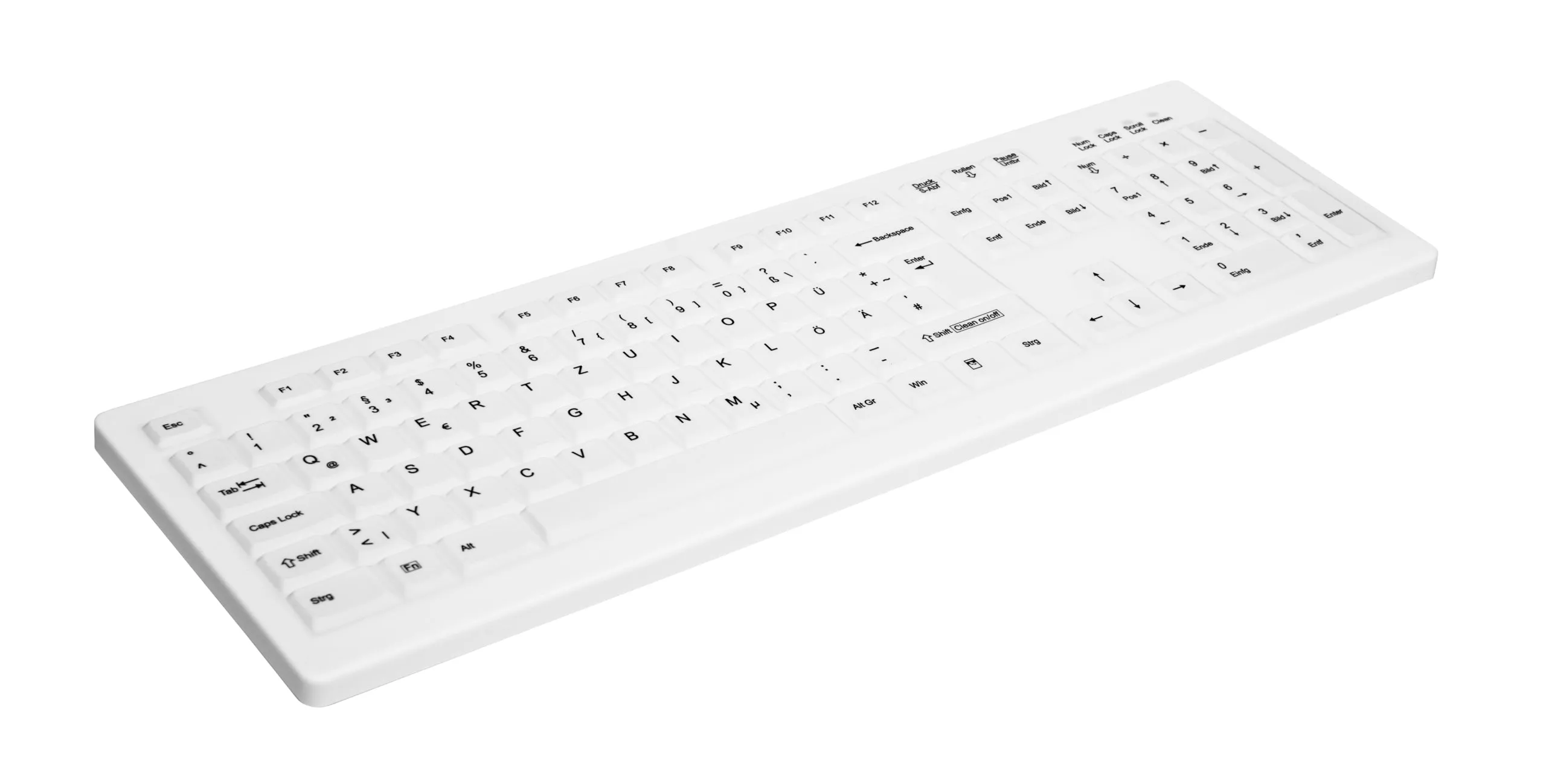 ^Dsktop Hyg Keyboard White Uk