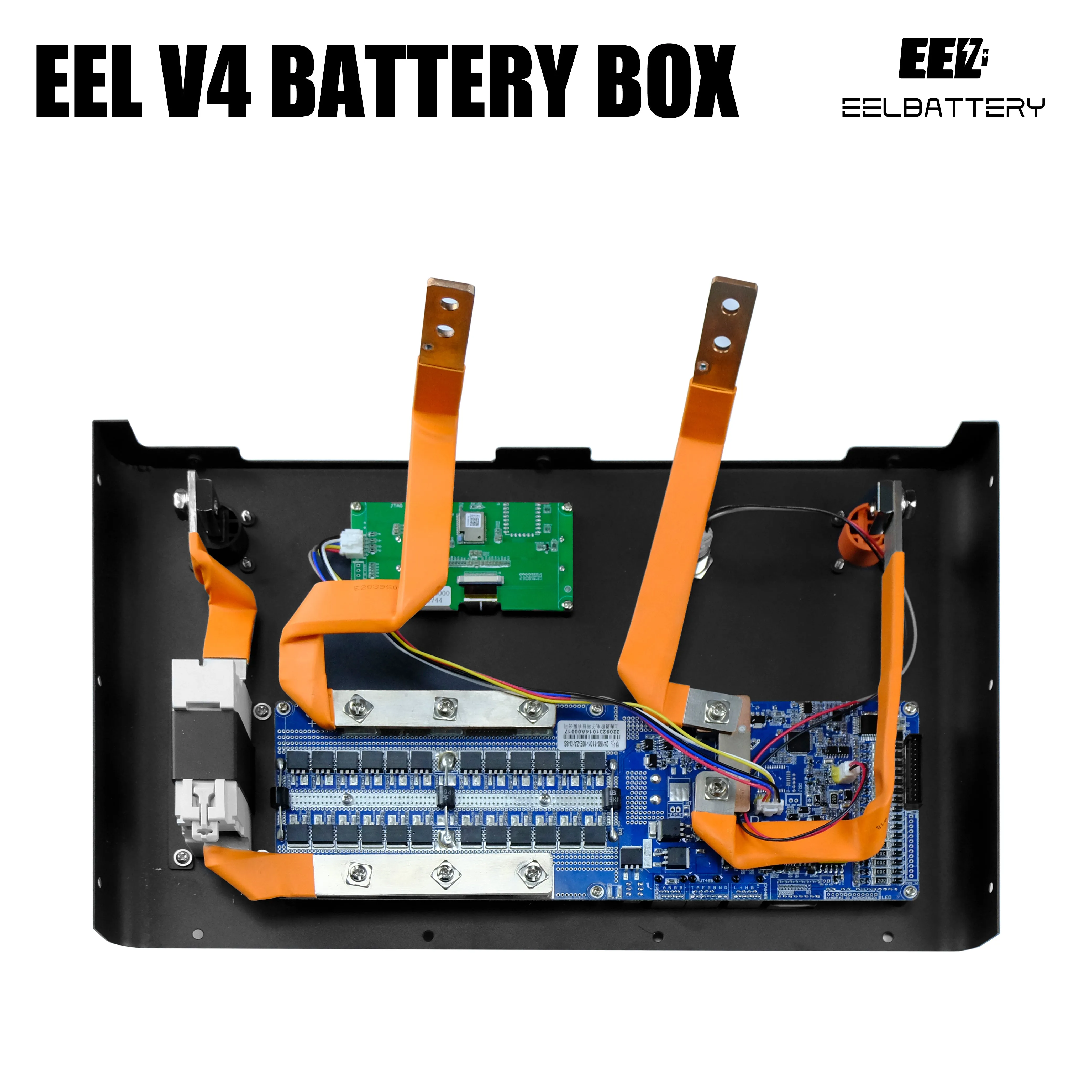 EEL 48V DIY Box V4 Server Rack Battery Kits with Bluetooth BMS Energy Storage Stackable Type