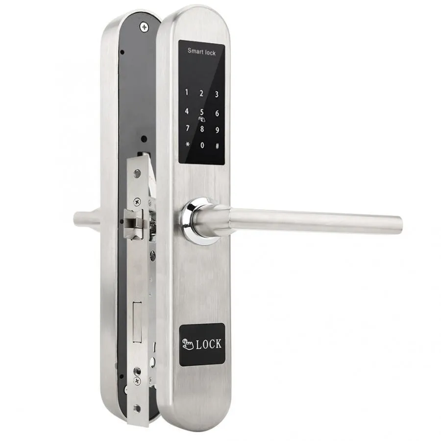 Electronic Intelligent Lock Touch Screen Keypad Digital Password IC Card Unlock Door Lock smart lock