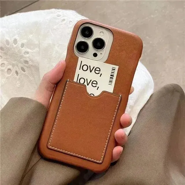 Elephant Love Leather Finish Case (For iPhones)