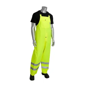 Falcon 353-2001-LY/XL ANSI Class E Heavy Duty Waterproof Breathable Bib