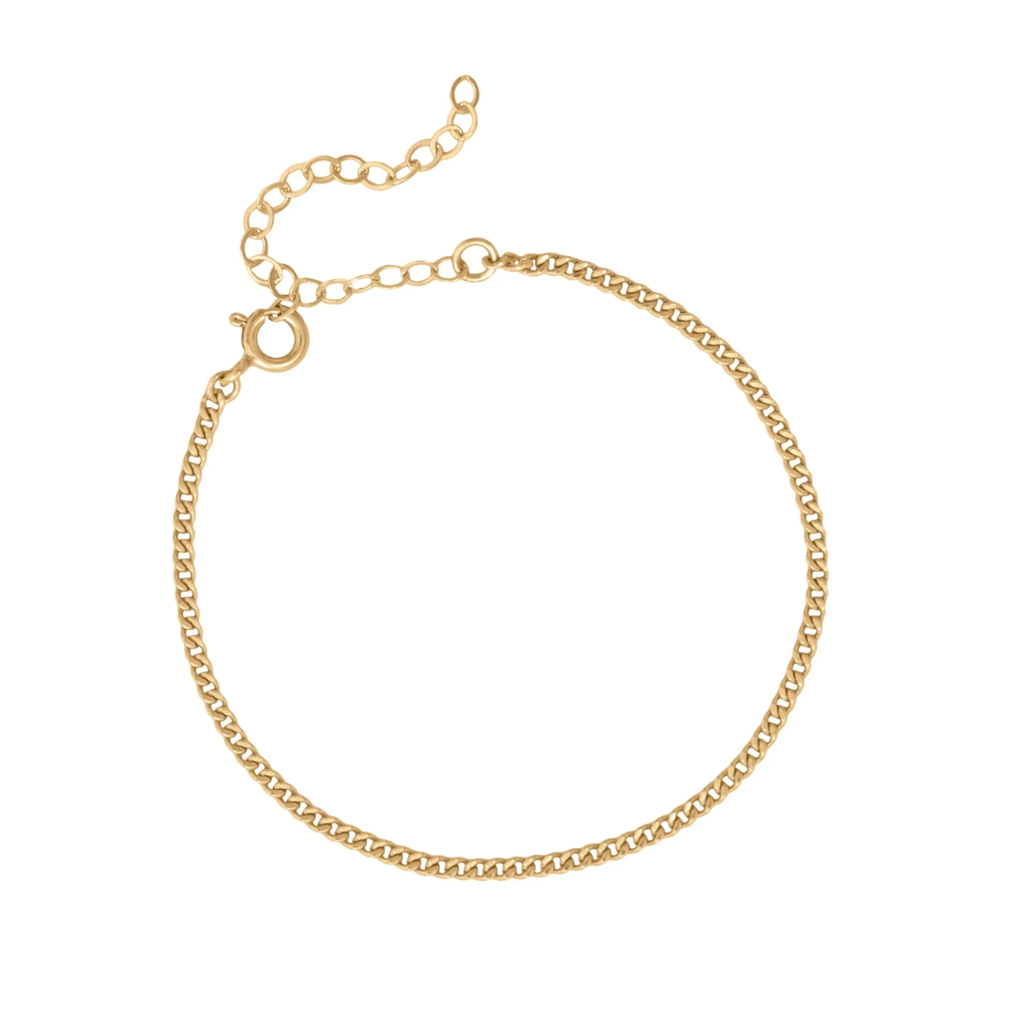 Faye Curb Chain Anklet