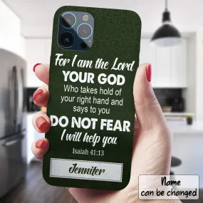 For I Am The Lord Your God - Personalized Phone Case - Christian Phone Case - Jesus Phone Case - Bible Verse Phone Case - Ciaocustom