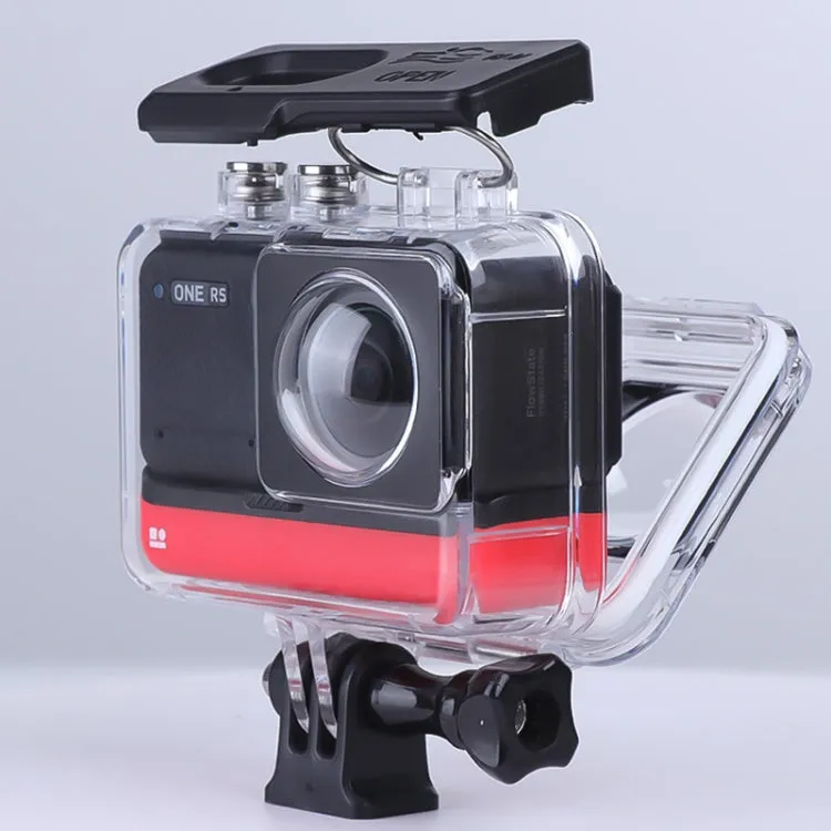 For Insta360 One RS 360 Edition 60m Underwater Depth Diving Case Waterproof Housing(Transparent)