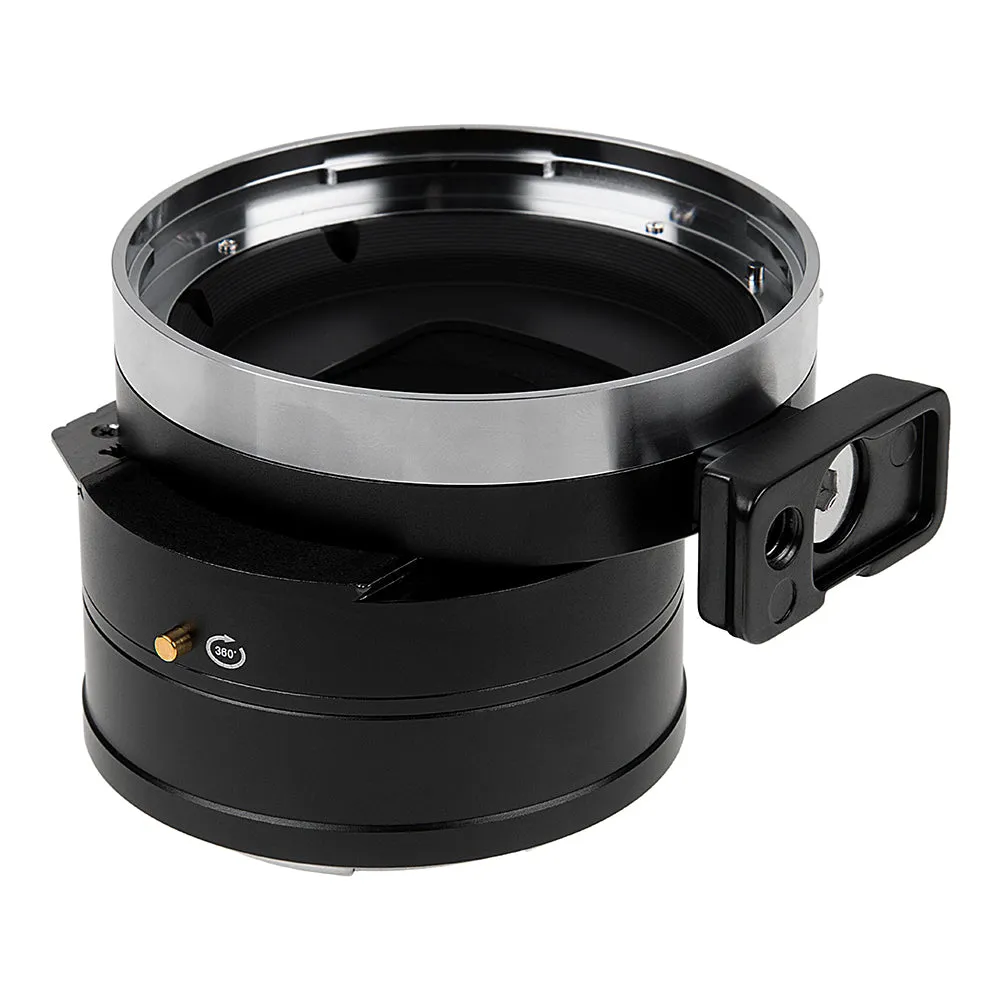 Fotodiox Pro Lens Mount Shift Adapter - Compatible With Bronica ETR Mount Lens to Canon RF Mount Mirrorless Camera Body