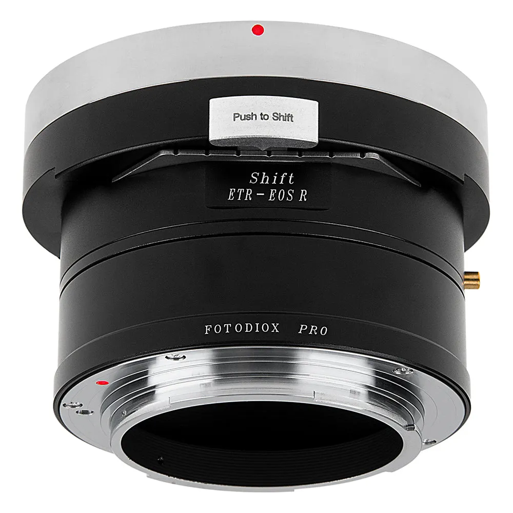 Fotodiox Pro Lens Mount Shift Adapter - Compatible With Bronica ETR Mount Lens to Canon RF Mount Mirrorless Camera Body