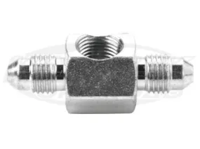 Fragola AN -3 Inline Tee Fitting For Brake Light Switch 1/8" NPT Female National Pipe Taper On Side