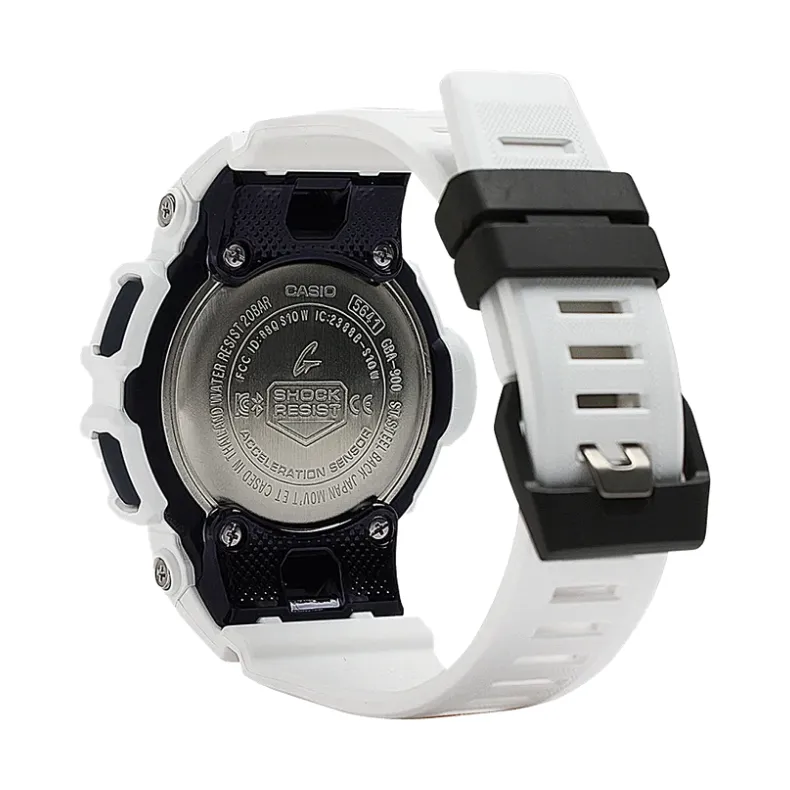 G-SHOCK Analog-Digital Step Tracker Men's Watch White GBA900-7A