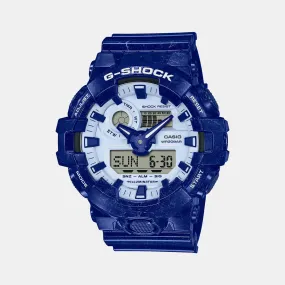 G-Shock Blue Men's Analog-Digital Resin Watch G1256 - GA-700BWP-2ADR