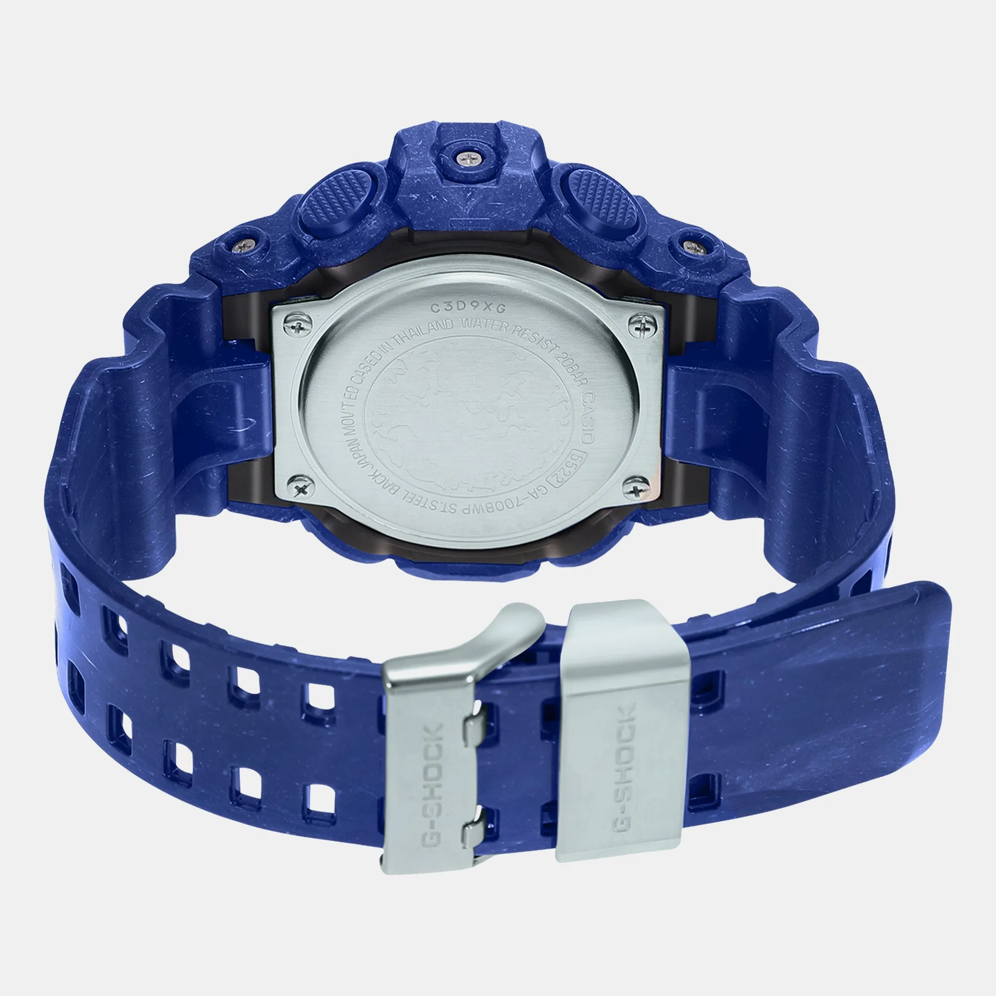 G-Shock Blue Men's Analog-Digital Resin Watch G1256 - GA-700BWP-2ADR