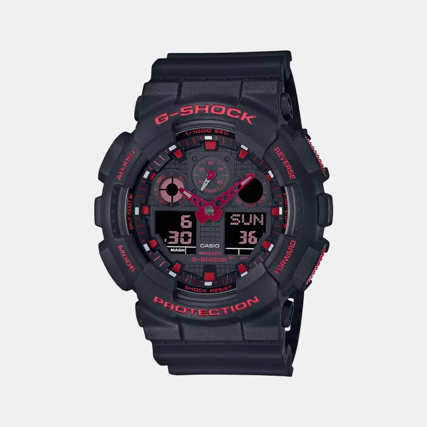 G-Shock Men's Digital Resin Watch G1310 - GA-100BNR-1ADR