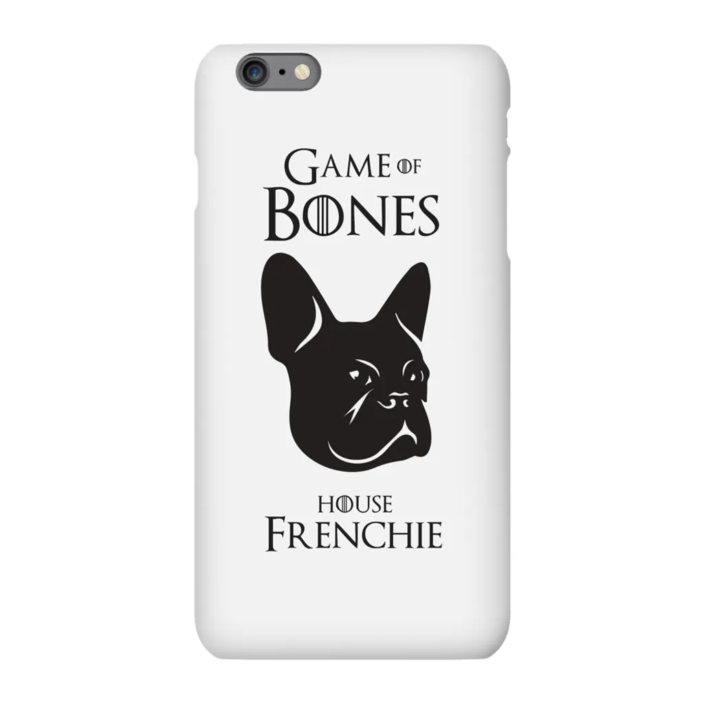 Game of Bones: House Frenchie iPhone Cases (white - various sizes)