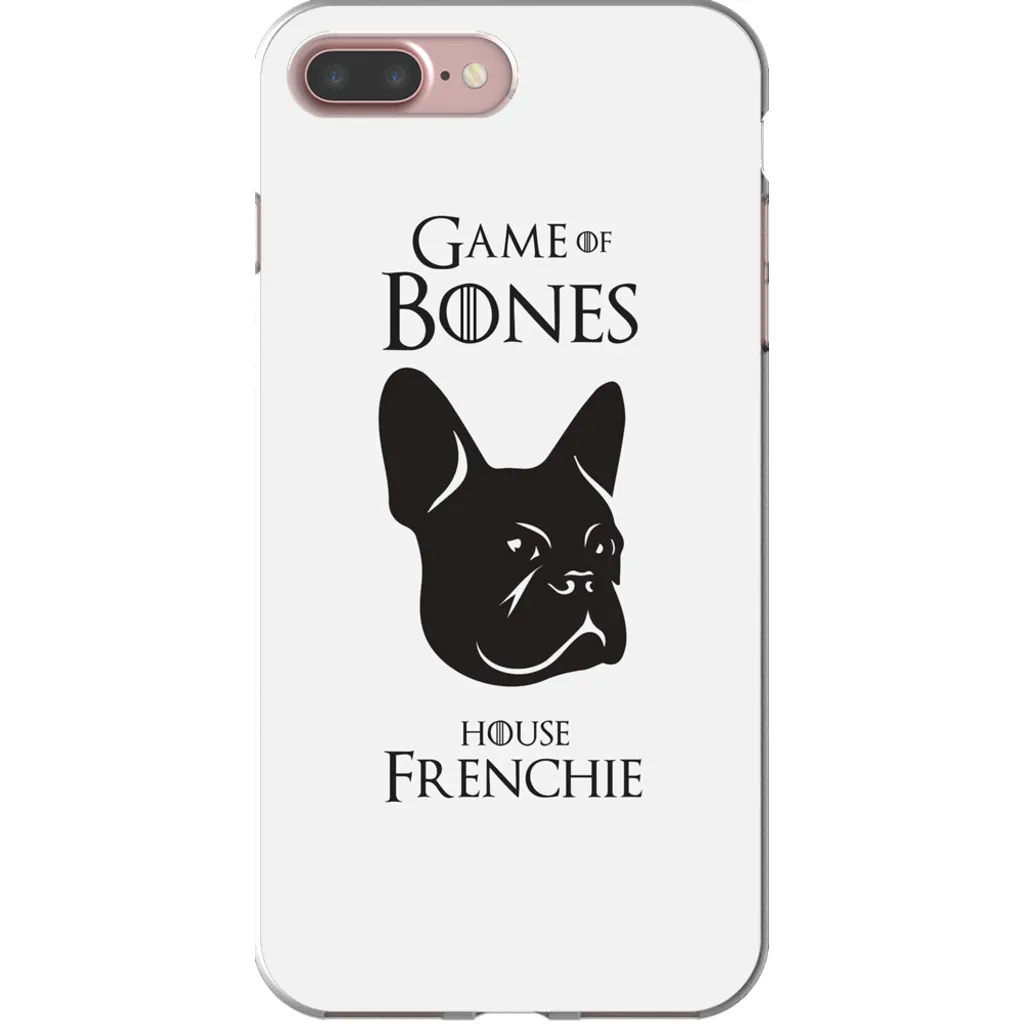 Game of Bones: House Frenchie iPhone Cases (white - various sizes)