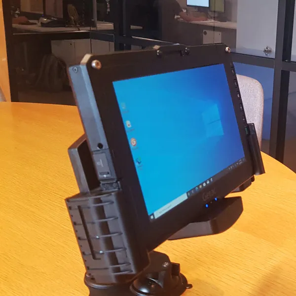 Getac UX10 with Extended Battery Cradle (No Charger Version)