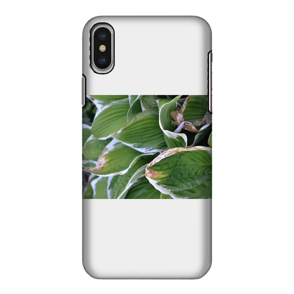 Green Leaves Fully Printed Tough Phone Case