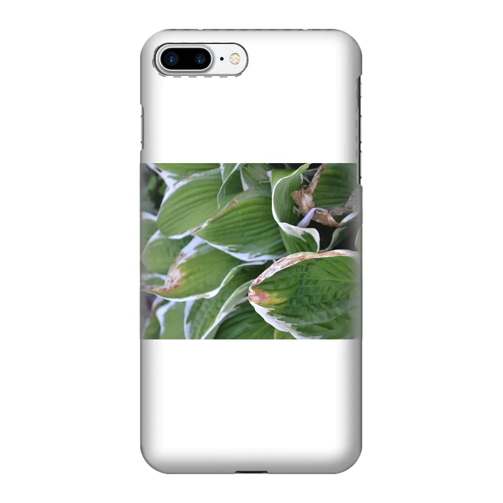 Green Leaves Fully Printed Tough Phone Case