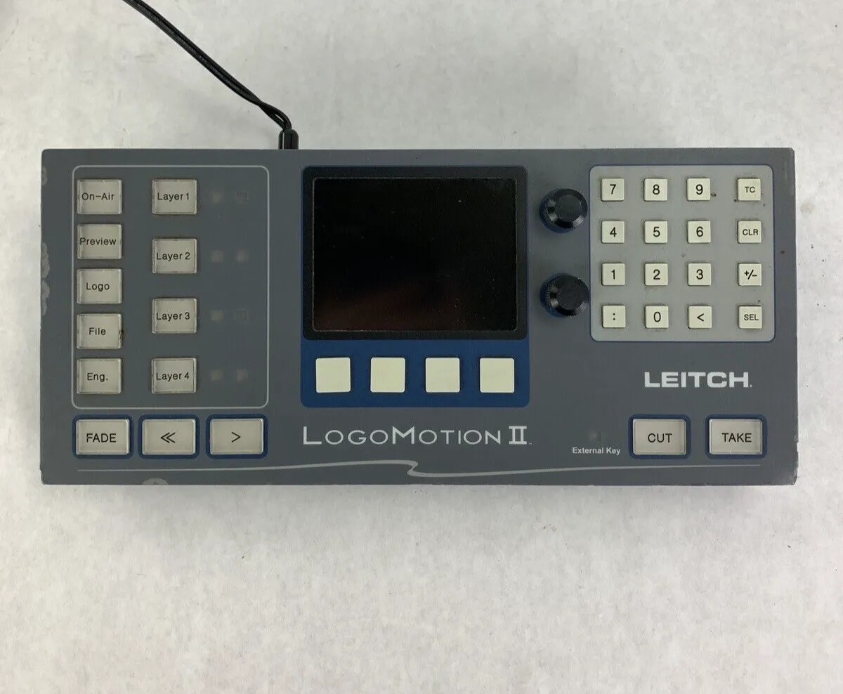 Harris Leitch MGI-RCP-DM LogoMotion II Remote Control Panel LCD Display Keypad