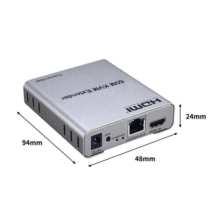 HDMI 60M KVM EXTENDER WITH AUDIO