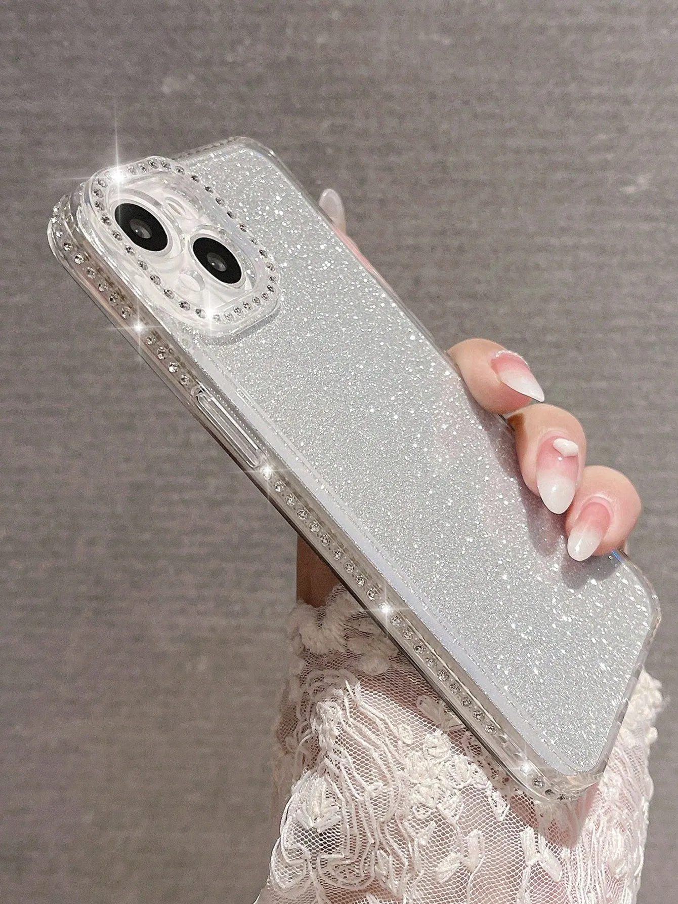 Hello kitty phone case|Luxury Electroplated Rhinestone Decorated Apple Phone Case