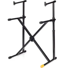 Hercules KS210B Ez-Lok Double Tier X-Keyboard Stand