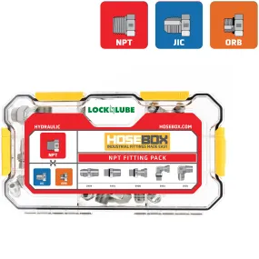 HOSEBOX Fitting Pack NPT to ORB, JIC