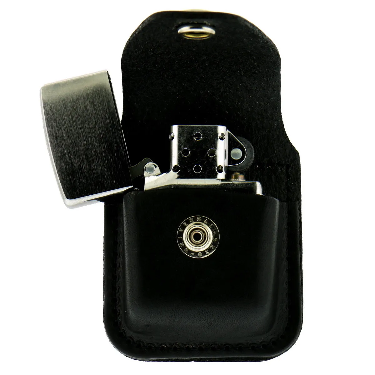 Hot Leathers CSH1003 Black Leather Lighter Case